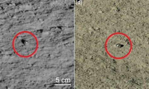 China S Yutu Rover Spots Two Spheres Of Glass On The Moon