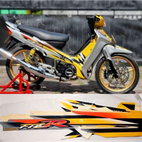 Jual STIKER STRIPING FIZR FIZ R MILLENIUM MILENIUM LIS STANDAR ORI