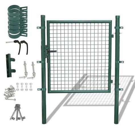 Cancello Da Giardino In Rete Acciaio Zincato Recinzione Con Serratura