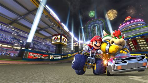 File Mario And Bowser Scene Mario Kart Super Mario Wiki The