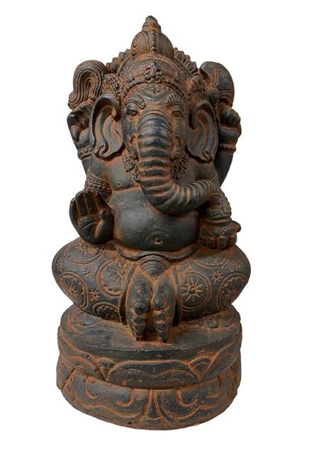 Stenen Ganesha Beeldje Kopen Begint Bij Boeddha Beelden