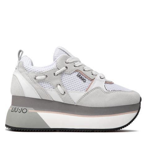 Sneakers Liu Jo Super Maxi Wonder BA2037 P0304 White 01111 Eschuhe De