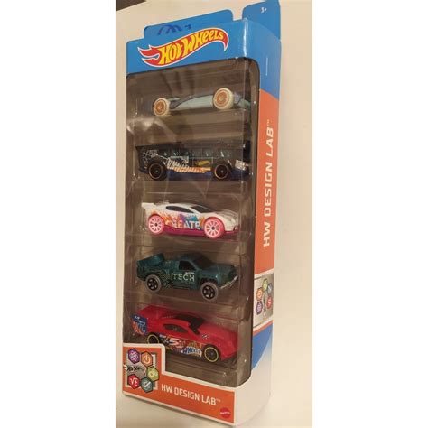 Hot Wheels Pack 5 HW Design Lab Shopee Brasil