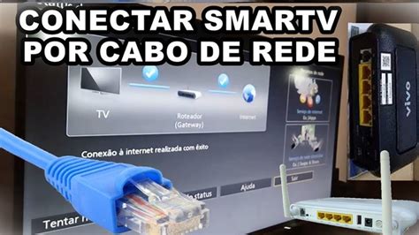 Como Conectar Internet Via Cabo Em Sua Smart Tv Youtube