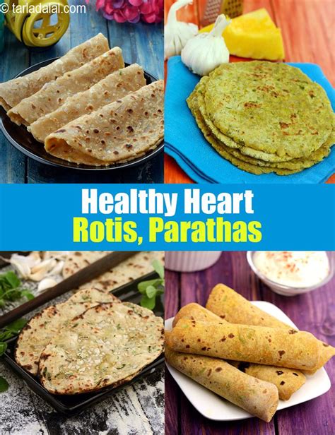 Roti And Paratha Heart Friendly Recipes Tarla Dalal