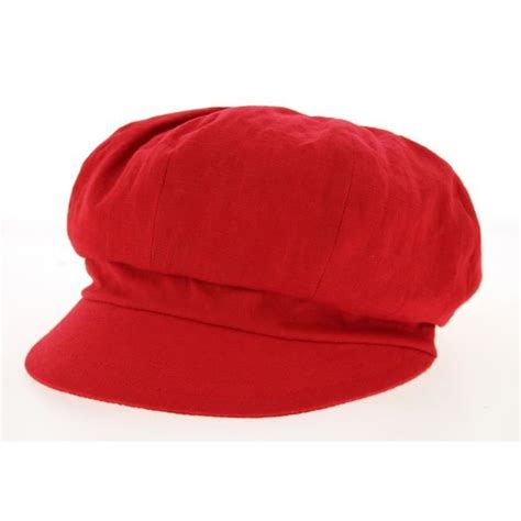 Casquette Gavroche Elorine Rubis Lin Mtm Rubis Cdiscount Prêt à Porter