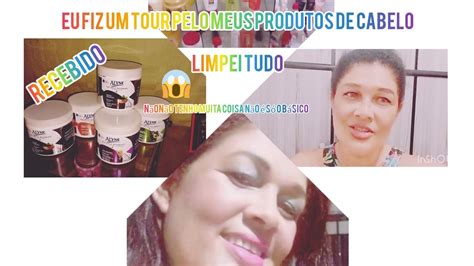 recebido no canal eu estou muito feliz é um tour pelo meus produtos