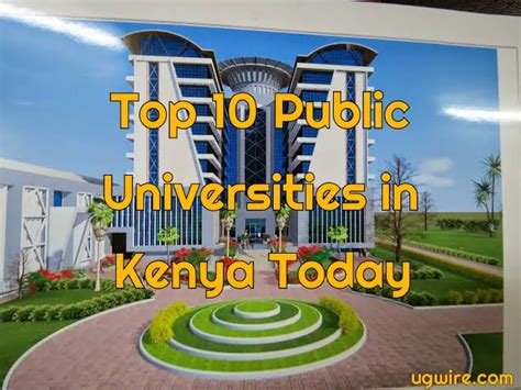 Top 10 Best Public Universities in Kenya 2022 PDF - UGWIRE