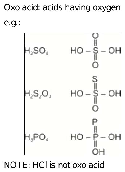 What Is Oxo Acid