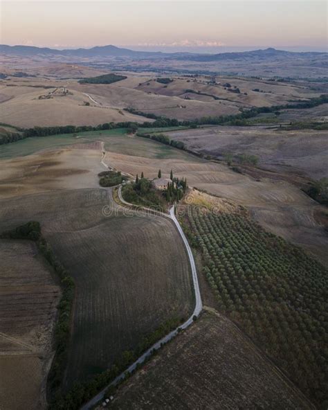 Sunset in Val D Orcia, Tuscany Stock Photo - Image of autumn, sunset ...