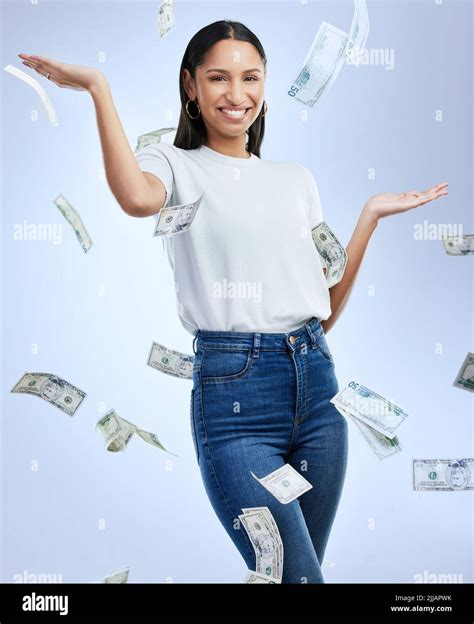 Woman Bank Notes Falling Hi Res Stock Photography And Images Alamy