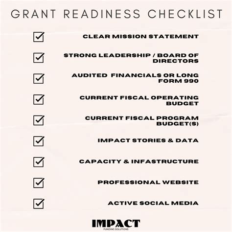 What Does It Mean To Be Grant Ready Impact Funding Solutions