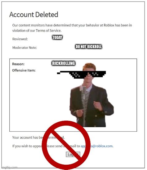 Banned From Roblox Imgflip