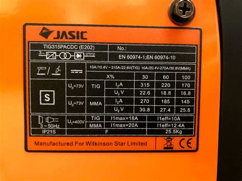 Jasic Tig P Ac Dc Multi Wave Digital Air Cooled Welder