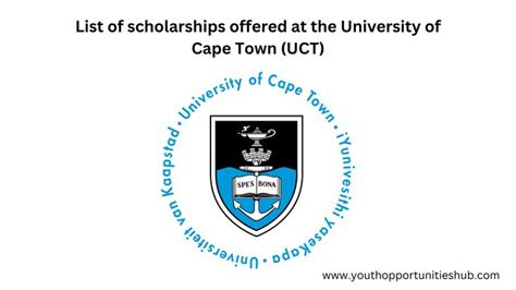 Scholarships at University of Cape Town