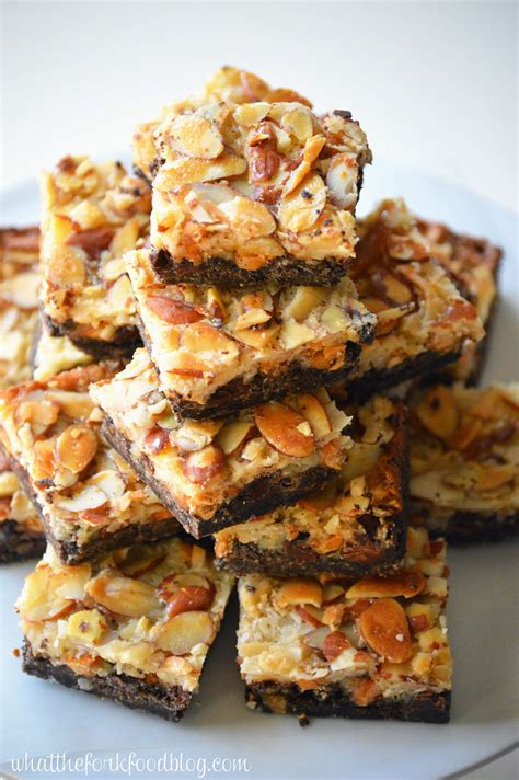 Gluten Free Magic Cookie Bars With A Chocolate Crust What The Fork