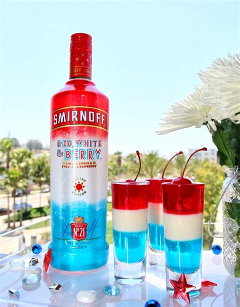 Smirnoff Red, White & Berry Shooters - The Beautifulcircus.com