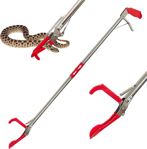 Coyxice 60 Professional Snake Tongs Heavy Duty Reptile