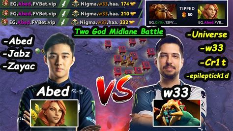 Eg Abed Windranger A God Mid Battle Vs Nigma W Huskar Dota Pro