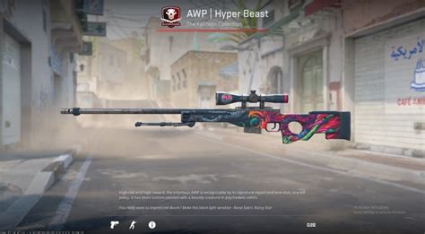 Cs2 Skins AWP Hyper Beast Minimal Wear Video Gaming Video Games