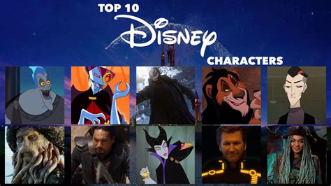 My Top 10 Favorite Disney Villains By Jackskellington416 On Deviantart