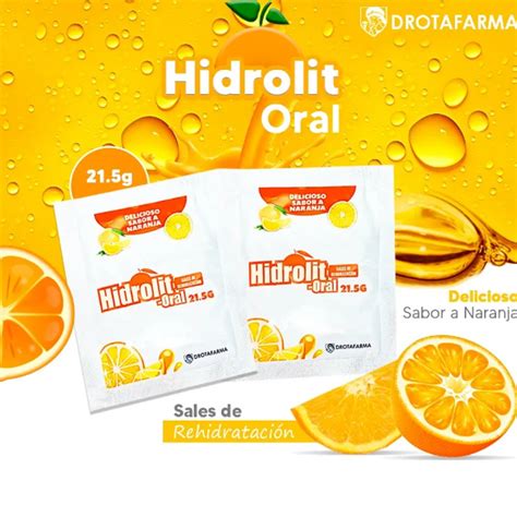 Hidrolit Suero Oral Sabor Naranja Gr X Sobre Drotafarma Farmadon