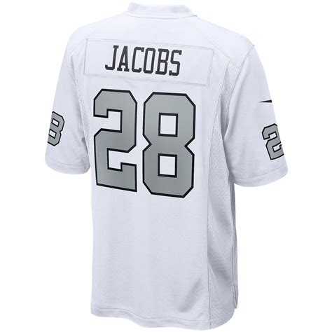 Men's Las Vegas Raiders Josh Jacobs Nike White Alternate Game Jersey