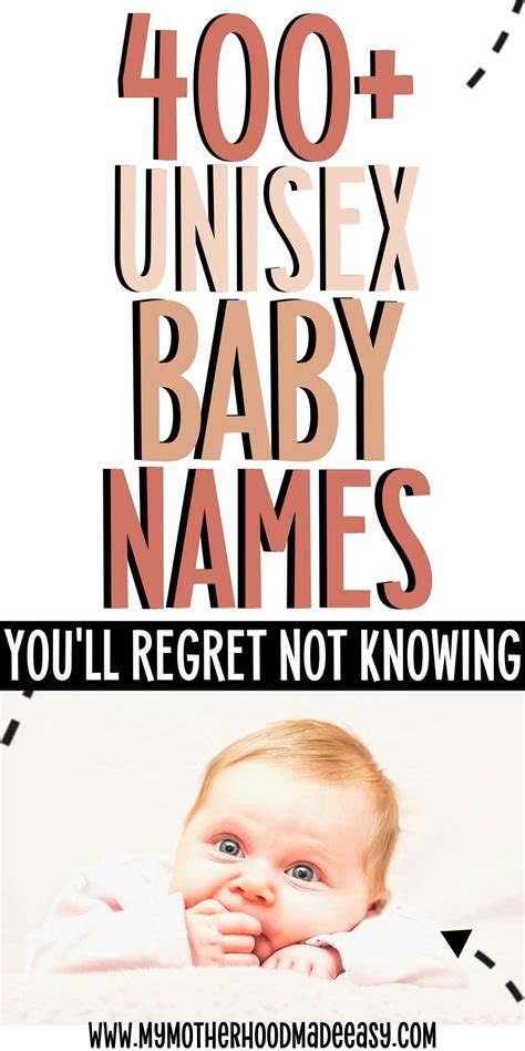 400+ Unisex Baby Names | My Motherhood Made Easy