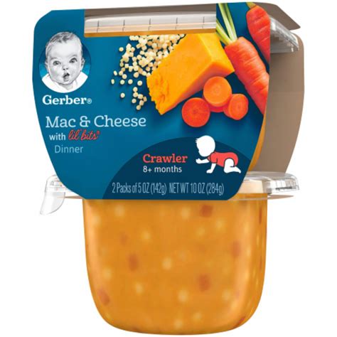 Gerber Mac & Cheese with Lil' Bits Cups 2 Count, 10 oz - Kroger