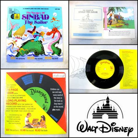 SINBAD THE SAILOR 1971 Disney 7 inch LP Vinyl Record & Book | Collectables | Gumtree Australia ...