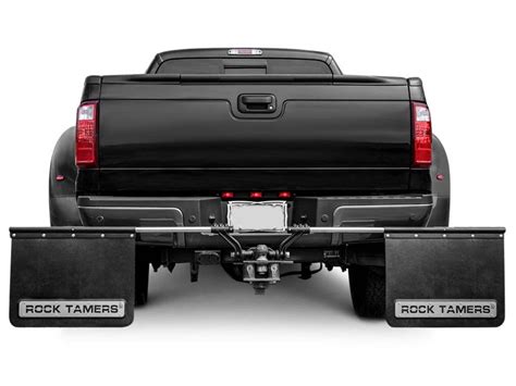 Rock Tamers Hitch Mounted Mud Flaps - SharpTruck.com