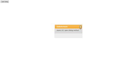 jQuery UI dialog open 用法及代码示例 纯净天空