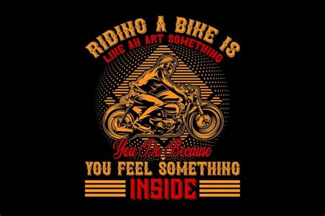 Premium Vector Bike Riding T Shirt Design Vector Template