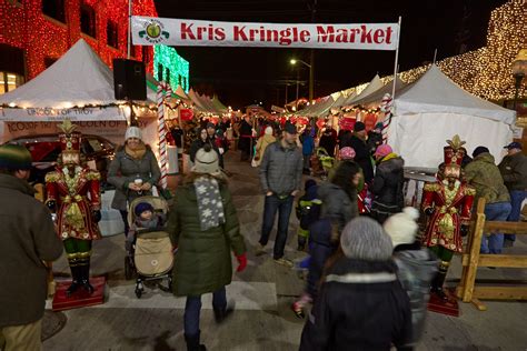 Experience The European Essence Of The Kris Kringle Market In Downtown