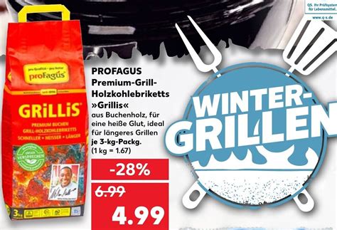 Profagus Premium Grill Holzkohlebriketts Grillis Tilbud Hos Kaufland