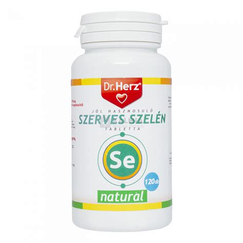 Dr Herz Szerves szelén 100 mcg tabletta 120 db Online pat