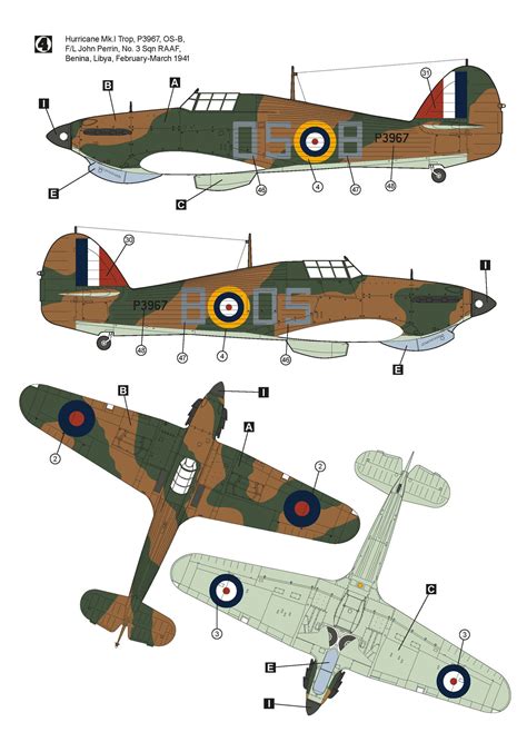 Samolot Hawker Hurricane Mk Ia Trop SOMAP