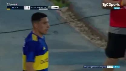 Boca Vs Estudiantes El Gol De Miguel Merentiel 1 1