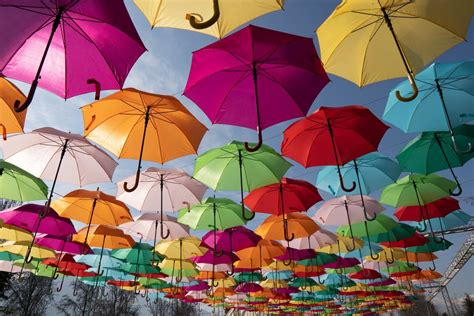 The Umbrella Sky Project Famosos Paraguas De Colores Llegan Por