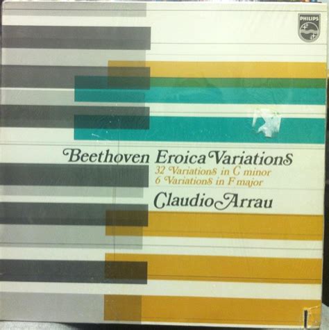 Claudio Arrau Claudio Arrau Beethoven Eroica Variations Vinyl Record