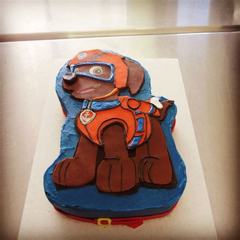 Zuma Paw Patrol Cake | Paw patrol cake, Paw patrol birthday, Zuma paw patrol