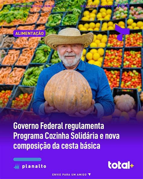 Governo Federal Regulamenta Cozinha Solid Ria E Nova Composi O Da