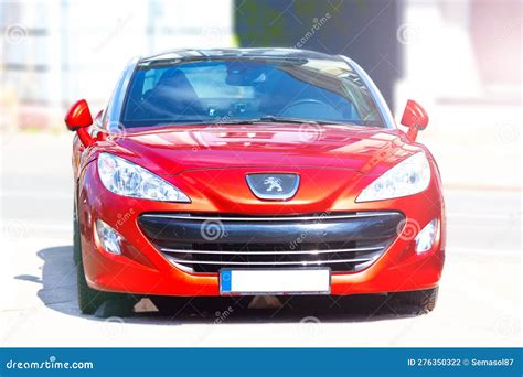 Peugeot RCZ coupe car editorial photography. Image of lithuania - 276350322