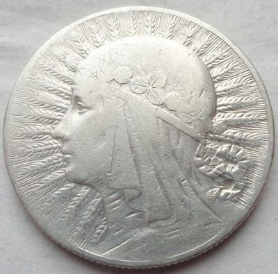 II RP 10 złotych 1932 głowa kobiety 4 szt SREBRO 14796736129