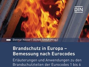 Brandschutz In Europa Bemessung Nach Eurocodes Bauphysik B Cher