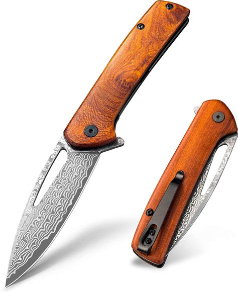 NedFoss Damascus Pocket Knives For Men 3 5 Ubuy India