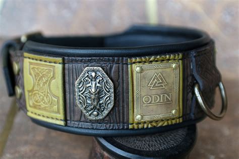 ODIN | Custom engraved big dog collar - Sauri Dog Collars