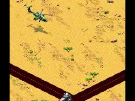 Super Nintendo Desert Strike Return To The Gulf Campaign 2 Stop