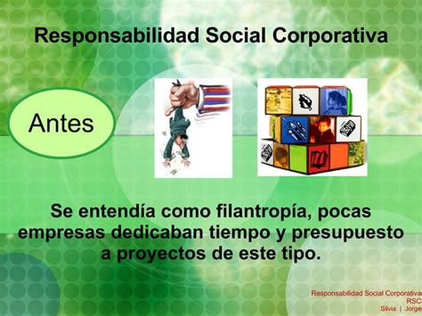 Responsabilidad Social Corporativa Rsc Ppt