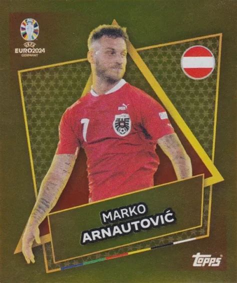 TOPPS STICKER FOOTBALL European Championship Euro 2024 No AUT SP